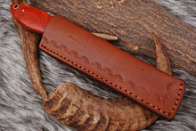 Load image into Gallery viewer, HS-1003 | Custom Handmade High Carbon Steel Skinner/Bull Cutter Knife With Resin Handle
