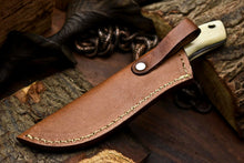 Load image into Gallery viewer, HS-654 Custom Handmade Damascus Hunting Skinning Blade Hunter Camping Full Tang Knife
