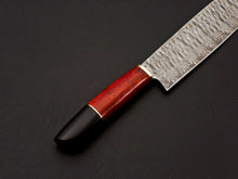 Load image into Gallery viewer, HS-256 Custom Hand Forged 12.5&quot; Damascus Steel Hidden Tang Chef Knife
