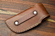 Load image into Gallery viewer, HS Cutlery | Custom Handmade Damascus Steel Blade Liner-Lock Pocket Folding Knife| Ram Horn
