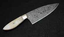 Load image into Gallery viewer, HS-455  Custom Handmade Damascus Kitchen/Chef Knife - Camel Bone Handle - Best Price
