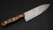 Load image into Gallery viewer, HS-285 Custom Handmade Damascus Kitchen/Chef Knife - Pakka Wood Handle - Best Price
