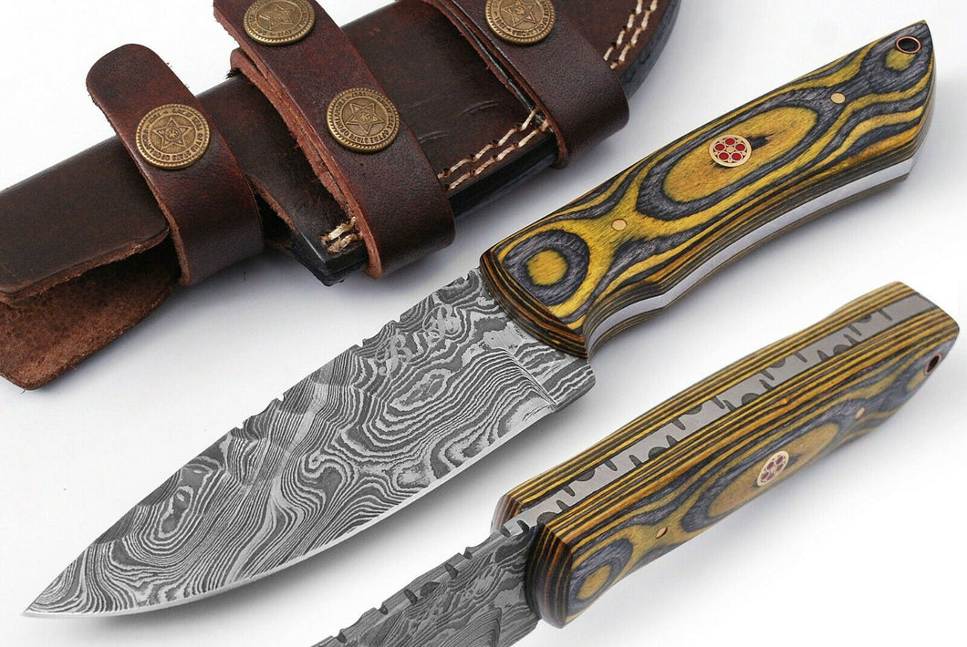 HS-559  Hand Forged Damascus Steel Handmade Hunting Knife