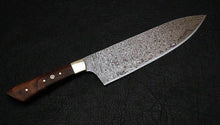 Load image into Gallery viewer, HS-298  Custom Handmade Damascus Kitchen/Chef Knife - Wood Handle - Best Price
