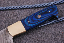 Load image into Gallery viewer, HS-291 Custom Handmade Damascus Kitchen/Chef Knife - Hard Wood Handle - Best Price
