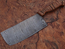 Load image into Gallery viewer, HS-231 Custom Handmade Damascus Kitchen-Chef Knives Set Lot Of 7 Pecs With Wood Handle
