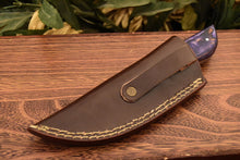 Load image into Gallery viewer, HS-829 Custom Handmade Damascus Skinner Knife With Hard Wood Handle
