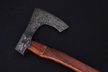 Load image into Gallery viewer, HS-1073 | Custom Handmade Damascus Steel Hand Forged Axe With Rose Wood
