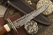 Load image into Gallery viewer, HS-532 Custom Handmade Damascus Fillet Fish Knife With Wood Handle
