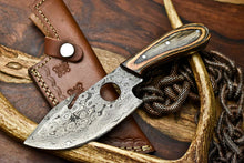 Load image into Gallery viewer, HS-637 Custom Handmade Damascus Hunting Skinning Blade Hunter Camping Full Tang Knife
