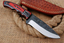 Load image into Gallery viewer, HS-752 Custom Hand Forged Railroad Steel Skinner Knife 8.0 inch Overall Hard Wood Handle
