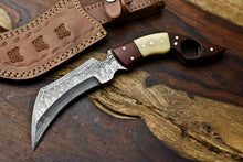 Load image into Gallery viewer, HS-902Handmade Damascus Hunting Blade Karambit Full Tang Knife Best Gifts
