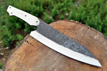 Load image into Gallery viewer, HS-300 Custom Handmade Damascus Forged Railroad Spike Carbon Steel Chef Knife Blank Blade
