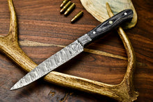 Load image into Gallery viewer, HS-270 Hand Made Damascus Steel Blade Chef Fish Fillet Full Tang Knife | Hard Wood USA Made
