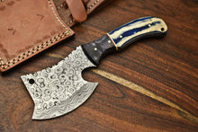 Load image into Gallery viewer, HS-1050 Handmade Damascus Axe Camping Full Tang axe Mini Axe Top Quality axe HS Knives Store
