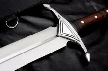Load image into Gallery viewer, HS-1089 | 30" BEAUTIFUL CUSTOM HANDMADE D2 TOOL STEEL HUNTING SWORD WITH SHEATH

