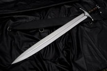 Load image into Gallery viewer, HS-1089 | 30" BEAUTIFUL CUSTOM HANDMADE D2 TOOL STEEL HUNTING SWORD WITH SHEATH
